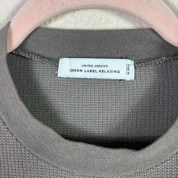 United Arrows Green Label Relaxing Top size Medium. Greenish grayish color. - Picture 2 of 6